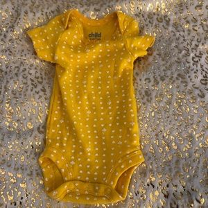 Made by Carter, Child of Mine Yellow onesie